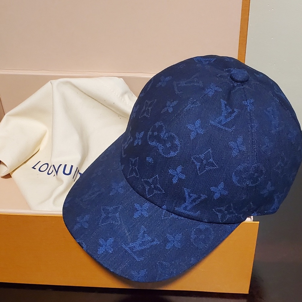 Louis Vuitton Dark Blue Monogram Baseball Cap - Picture 8 of 8